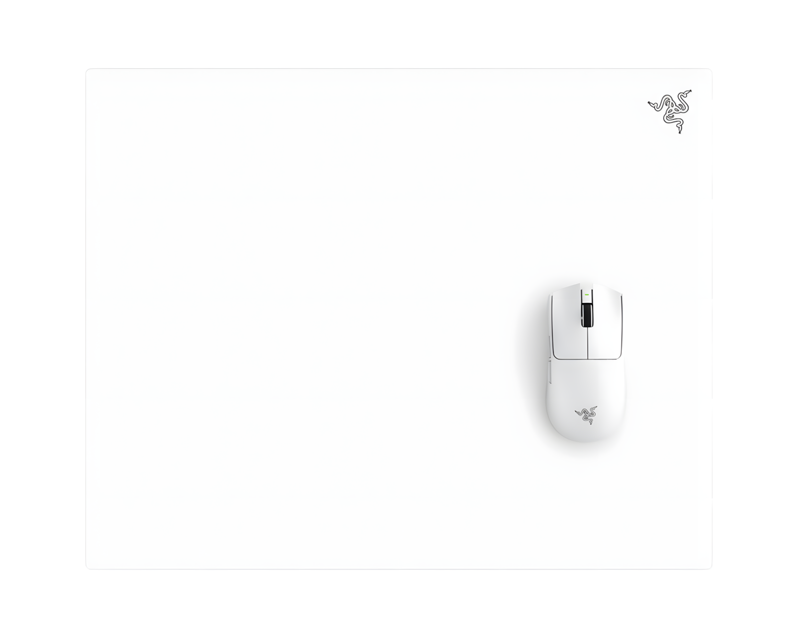 Razer Atlas Pro Glass Mousepad - White - MaxGaming.com