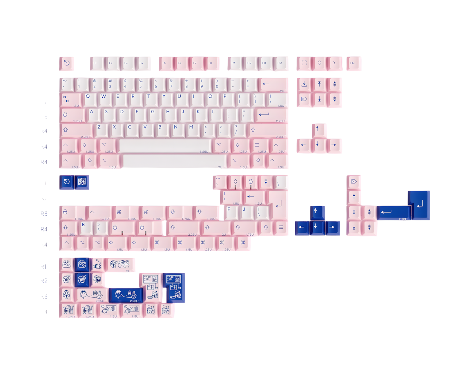 KBDfans PBTfans Poco R2 - Base kit - MaxGaming.com