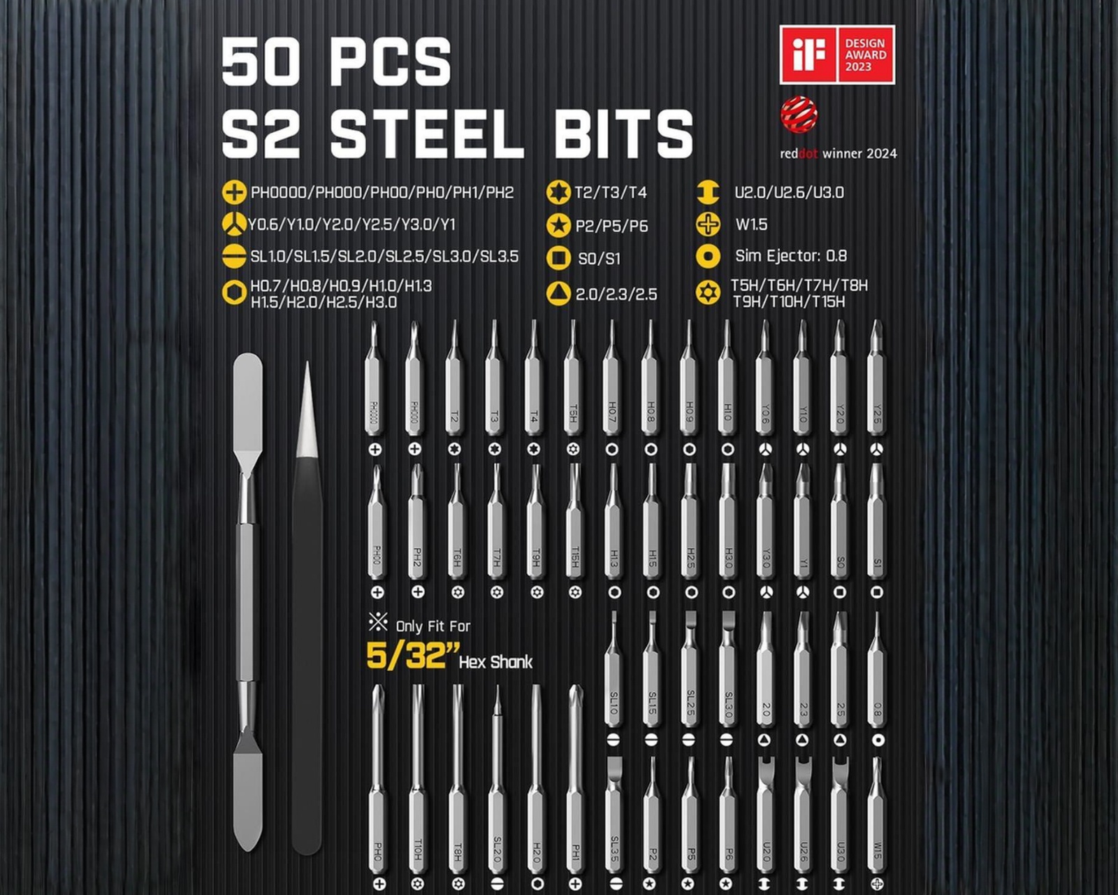 Fanttik E1 Max 3.7V Electric Screwdriver Set - Silver - MaxGaming.com