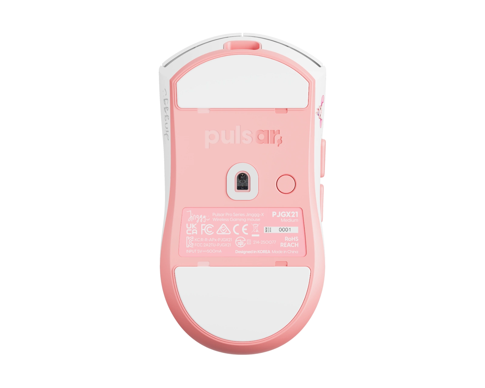 Pulsar Pro Series Jinggg-X Gaming Mouse - Pink - MaxGaming.com