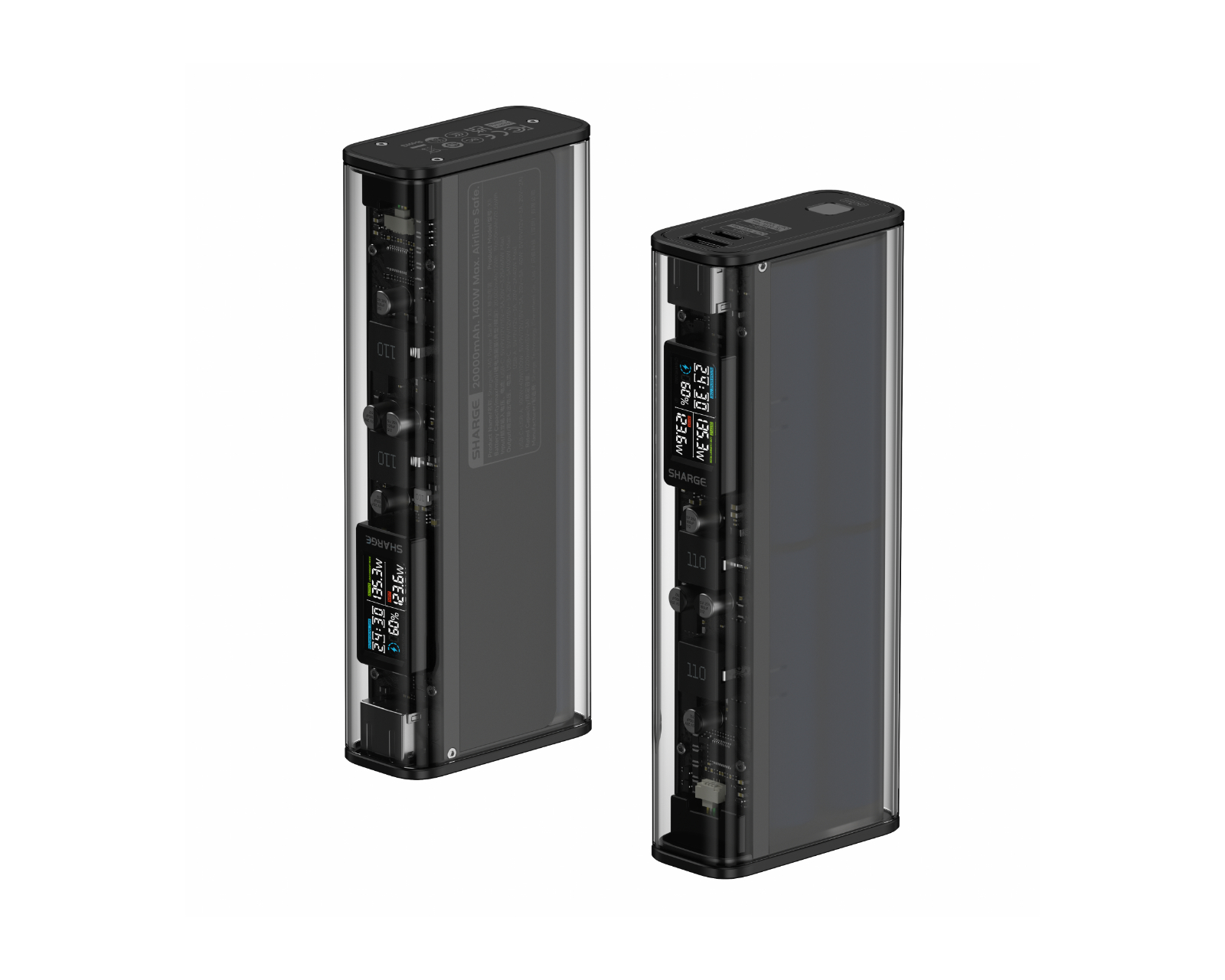 Sharge Shargeek 140 20000 mah Powerbank - Black - MaxGaming.com