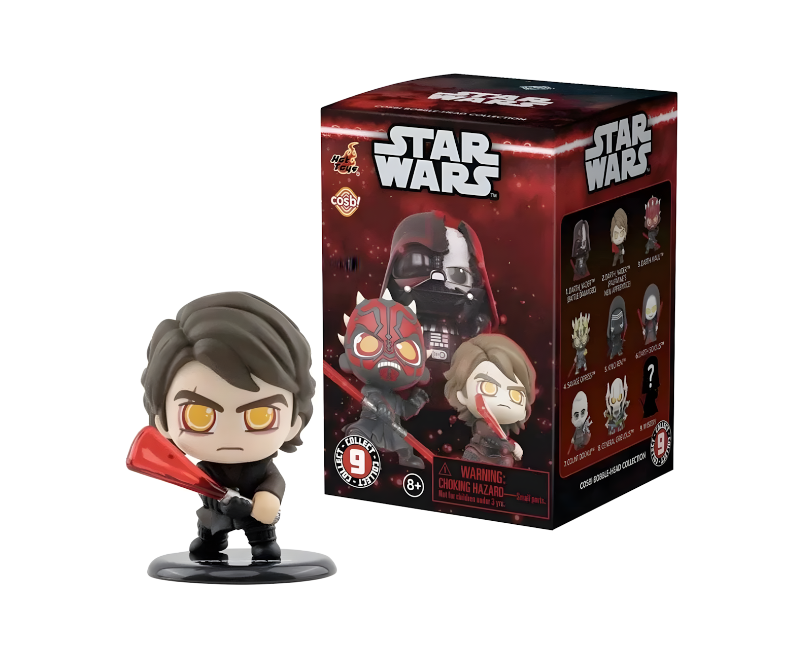 SF・ファンタジー・ホラー MINI-FIGURE BLIND BOX STAR WARS SERIES Star Wars Cosbi Mini Figures Dark Side Blind Box - 8 cm