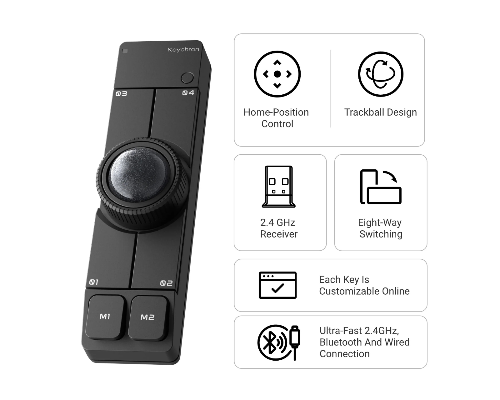 Keychron Nape Pro Black - MaxGaming.com