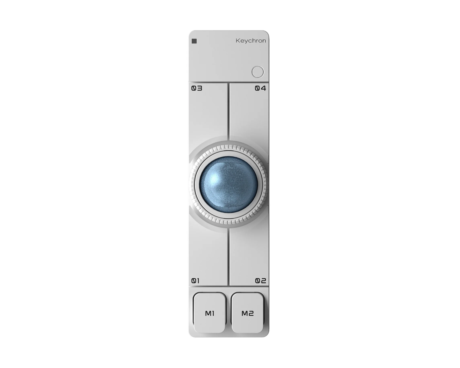 Keychron Nape Pro Wireless Trackball Mouse - White - MaxGaming.com