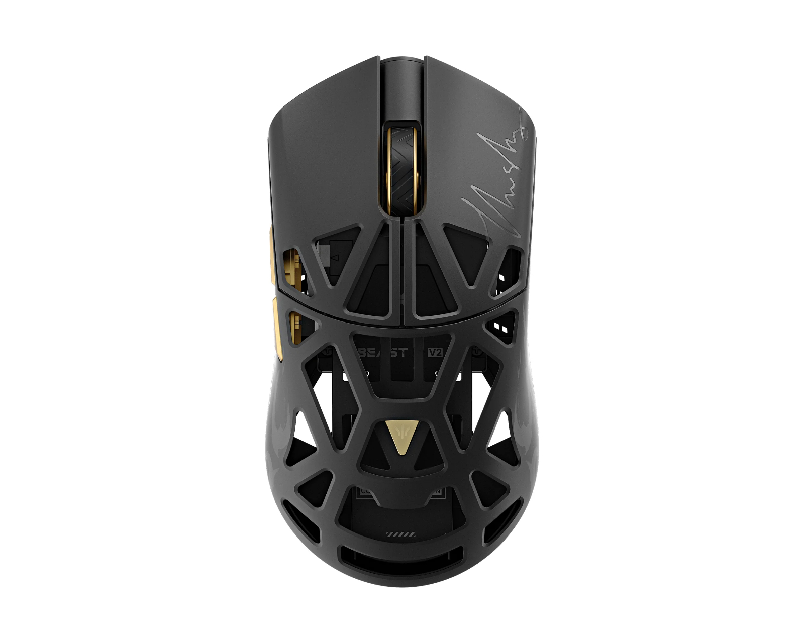 WLMouse Beast X Max V2 Wireless Gaming Mouse - Black/Gold