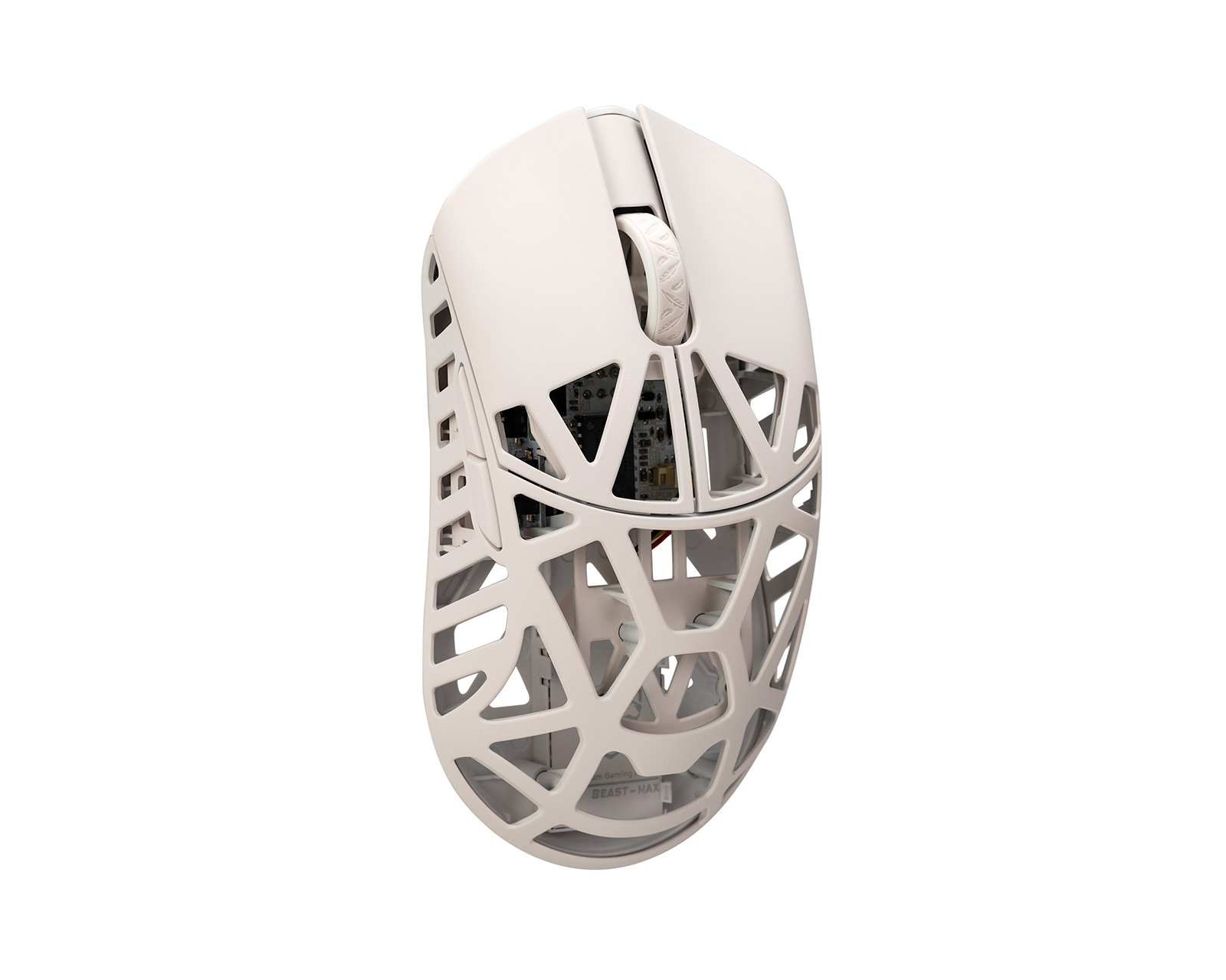 WLMouse Beast X Max Wireless Gaming Mouse - Milky White [Omron