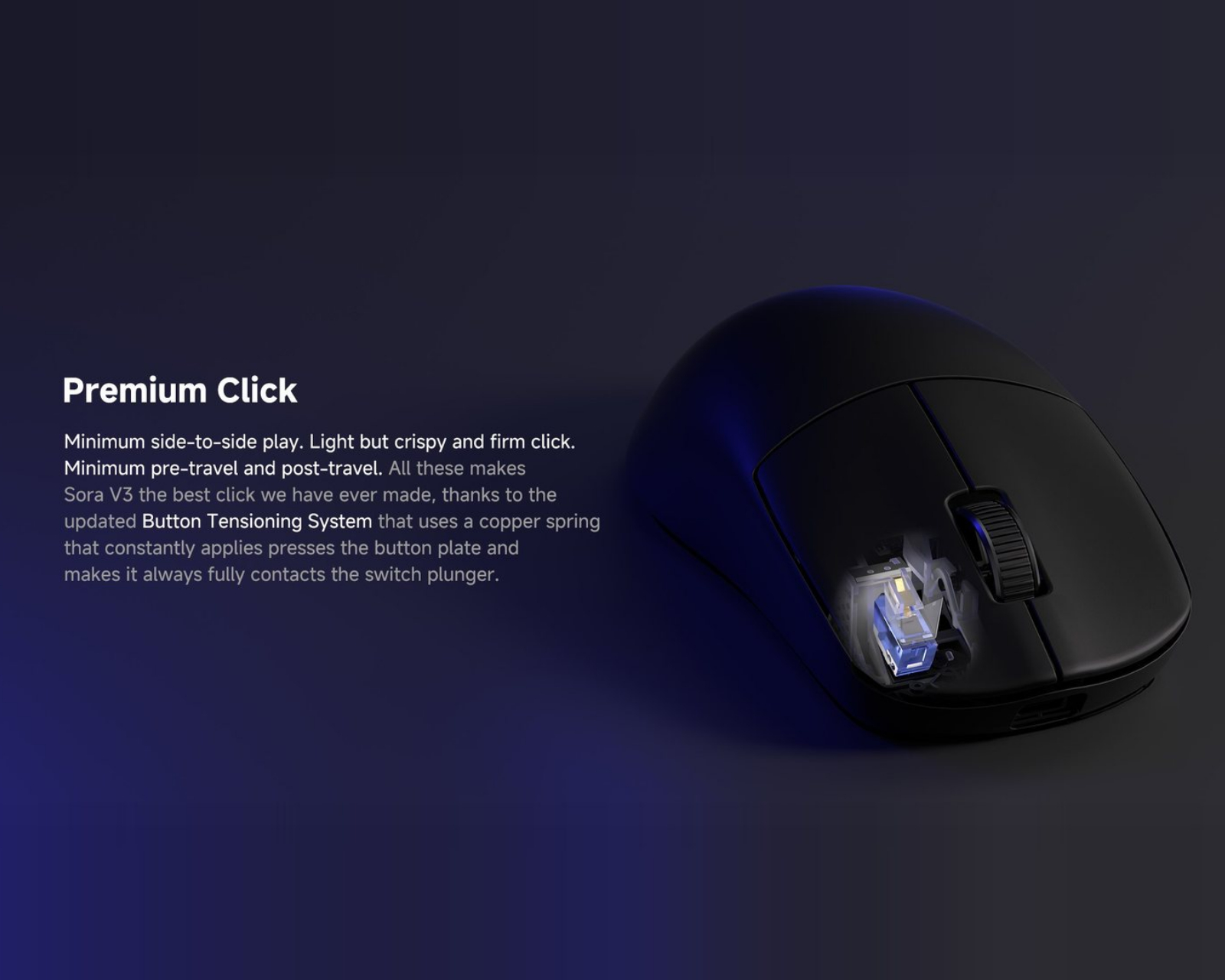 Ninjutso Sora v3 8K Superlight Wireless Gaming Mouse - Black (DEMO