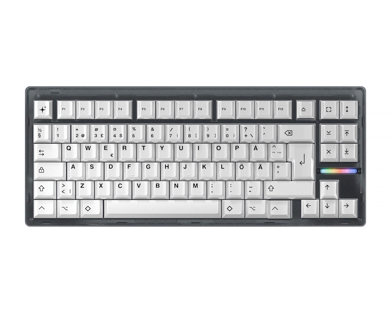 Wooting 80HE Ghost ISO + BoW Keycaps - MaxGaming.com