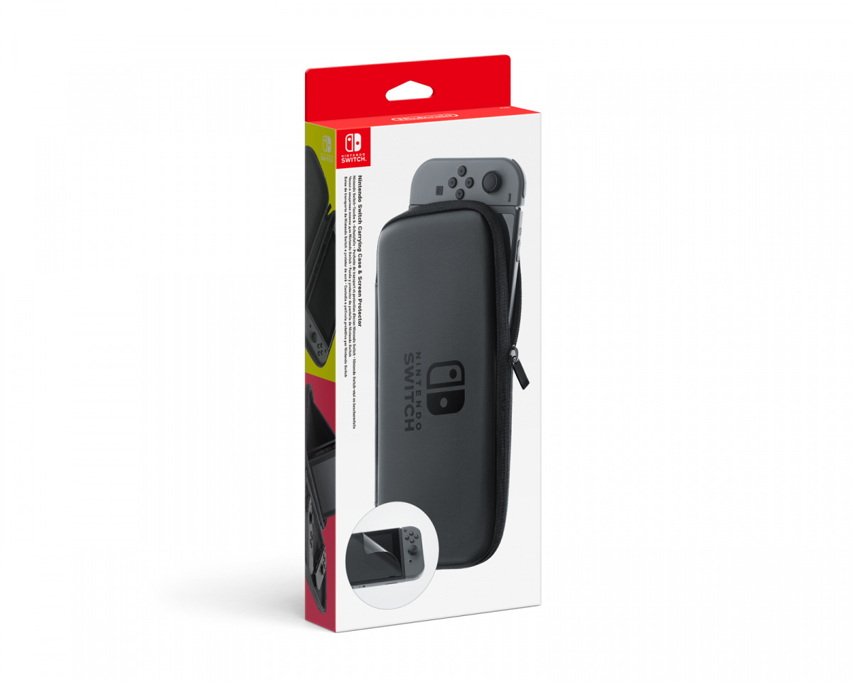 nintendo switch carry case and screen protector