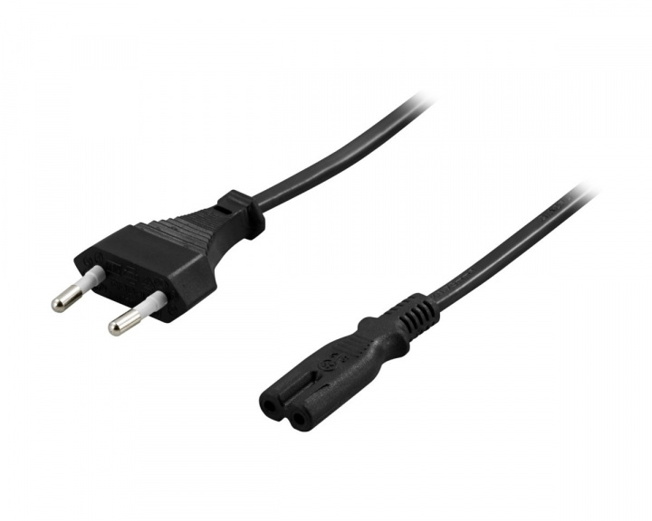 Power cable 2m Black in the group PC Peripherals / Cables & adapters / Power cables at MaxGaming (12327)