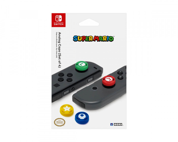 Super Mario Analog Caps for Nintendo Switch in the group Console / Nintendo / Accessories / Miscellaneous at MaxGaming (13019)