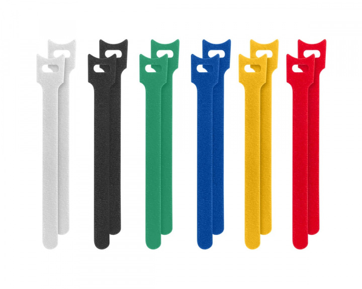 Velcro Magic Ties 12 pcs in the group PC Peripherals / Cables & adapters / Cable management at MaxGaming (13078)