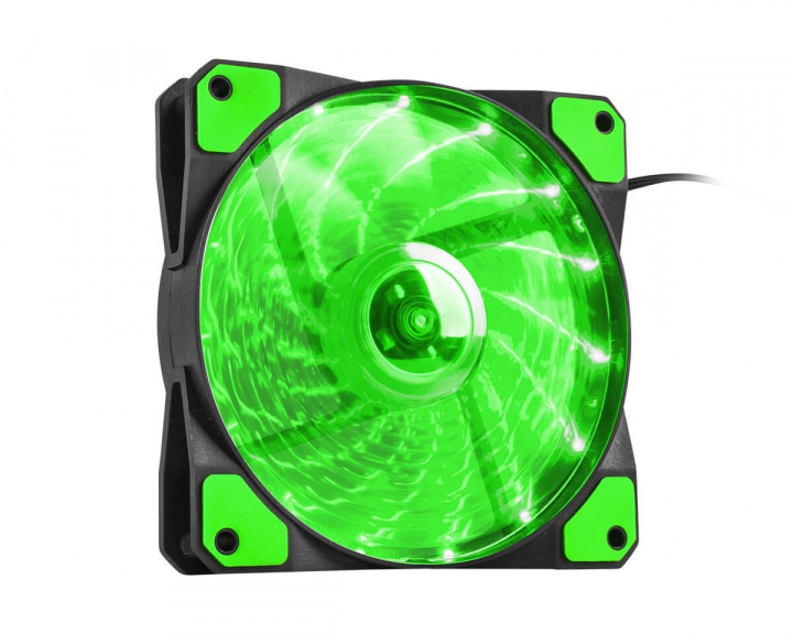 Hydrion 120 LED PC Case Fan Green in the group PC Peripherals / Computer components / Cooling & Fans / Computer fans at MaxGaming (13481)