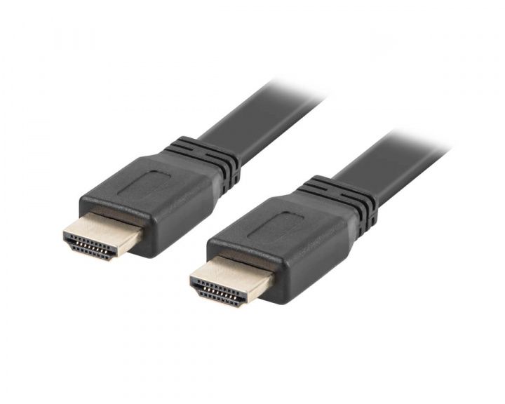 HDMI to HDMI Flat V2.0 4K 0.5m in the group PC Peripherals / Cables & adapters / Video cables / HDMI cable at MaxGaming (13492)