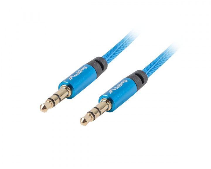 Premium Audio Cable 3.5mm 3Pin Male/Male 1m in the group PC Peripherals / Cables & adapters / Audio cables at MaxGaming (13530)