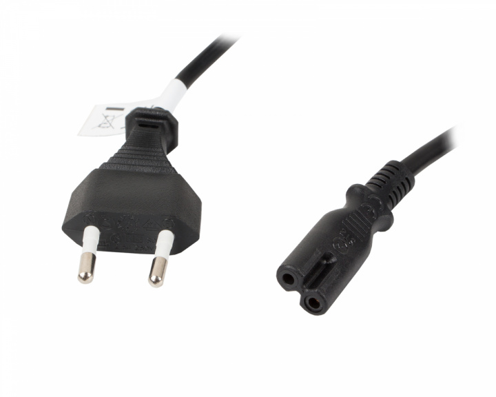 Power Cable Black 1.8m in the group PC Peripherals / Cables & adapters / Power cables at MaxGaming (13642)