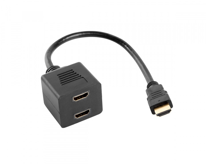 Lanberg Adapter HDMI-AM to HDMI-AF x2 Splitter 20 cm