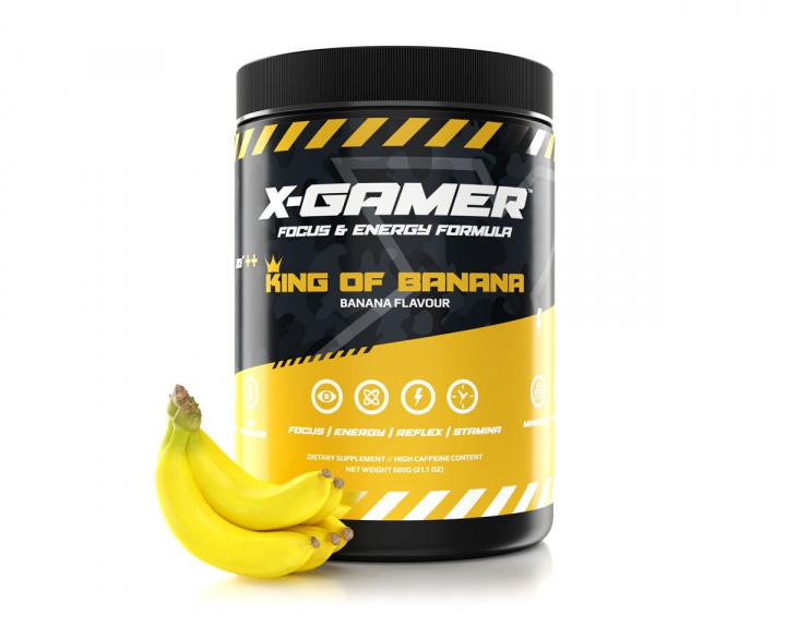 600g X-Tubz King of banana - 60 Servings in the group Home & Leisure / Drinks & Energy at MaxGaming (14685)