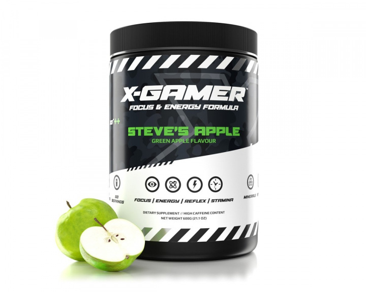 X-Gamer 600g X-Tubz Steves Apple - 60 Portioner