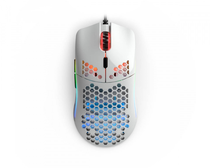 Model O- Gaming Mouse Glossy White in the group PC Peripherals / Mice & Accessories / Gaming mice / Wired at MaxGaming (14939)