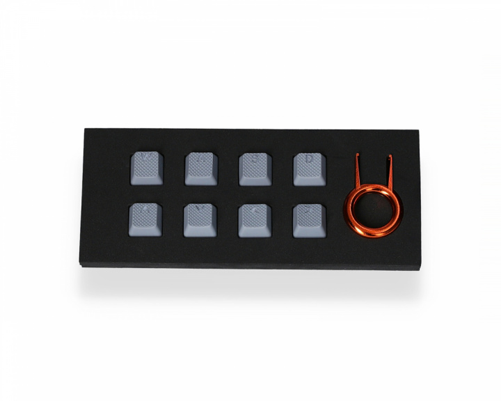 Tai-Hao 8-Key Rubber Double-shot Backlit Keycap Set - Gray