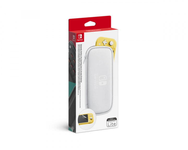 Nintendo Switch Lite Carrying Case & Screen Protector - White