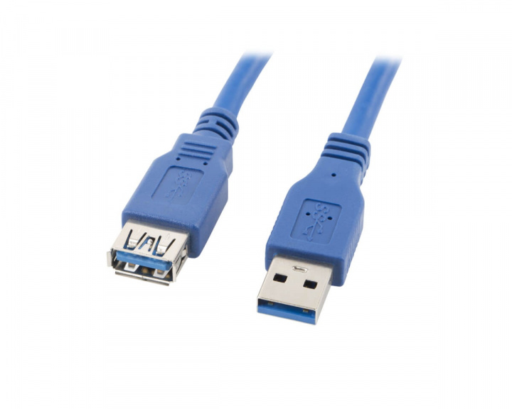 USB Extension Cable 3.0 AM-AF Blue (3 meter) in the group PC Peripherals / Cables & adapters / USB cable at MaxGaming (15235)