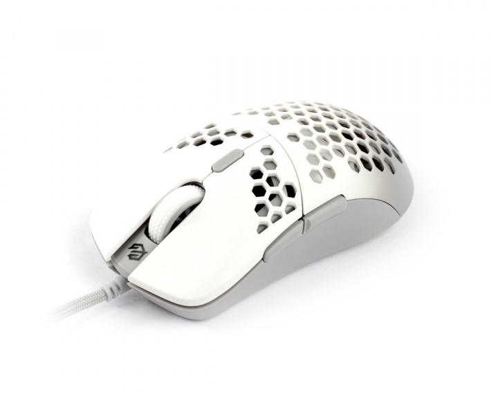 Hati Gaming Mouse White/Grey Matte in the group PC Peripherals / Mice & Accessories / Gaming mice / Wired at MaxGaming (15251)