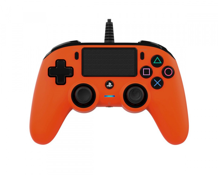 Wired Compact Controller Orange (PS4/PC) in the group Console / Playstation / PS4 Accessories / Controller at MaxGaming (15273)