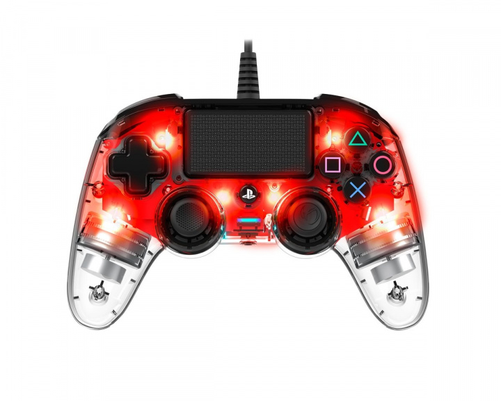 Nacon Wired llluminated Compact Controller Red (PS4/PC)
