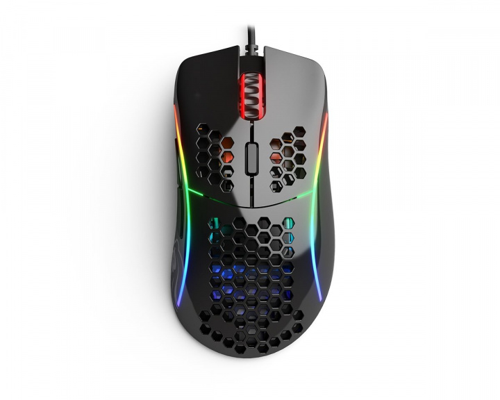 Model D Gaming Mouse Glossy Black in the group PC Peripherals / Mice & Accessories / Gaming mice / Wired at MaxGaming (15579)