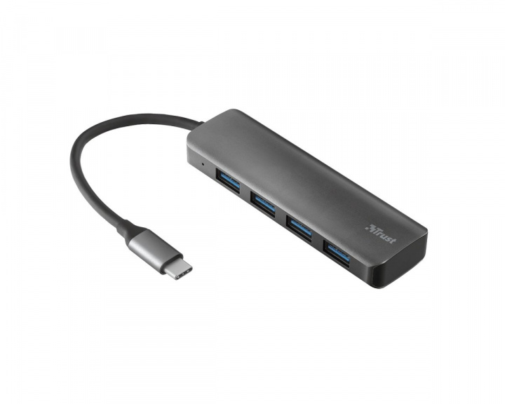 Trust Halyx Aluminium USB-C to 4-Port USB-A 3.2 Hub