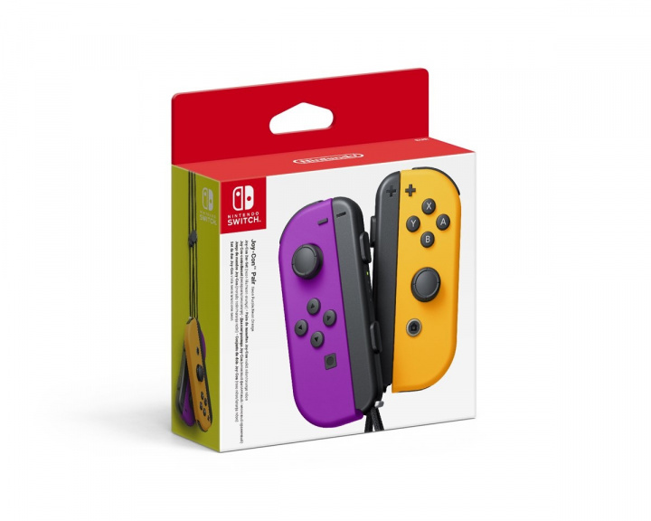 Joy-Con Pair Purple/Neon Orange in the group Console / Nintendo / Accessories / Controller at MaxGaming (15991)
