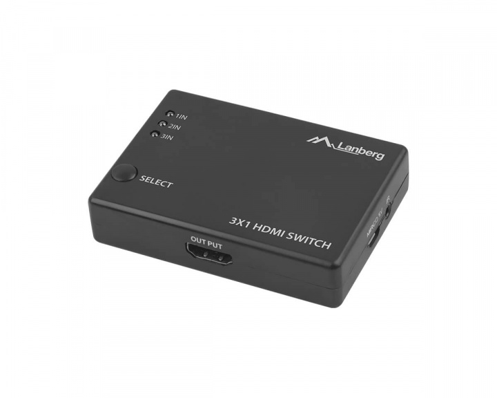 Lanberg HDMI Video Switch 3-Port + Micro USB-Port