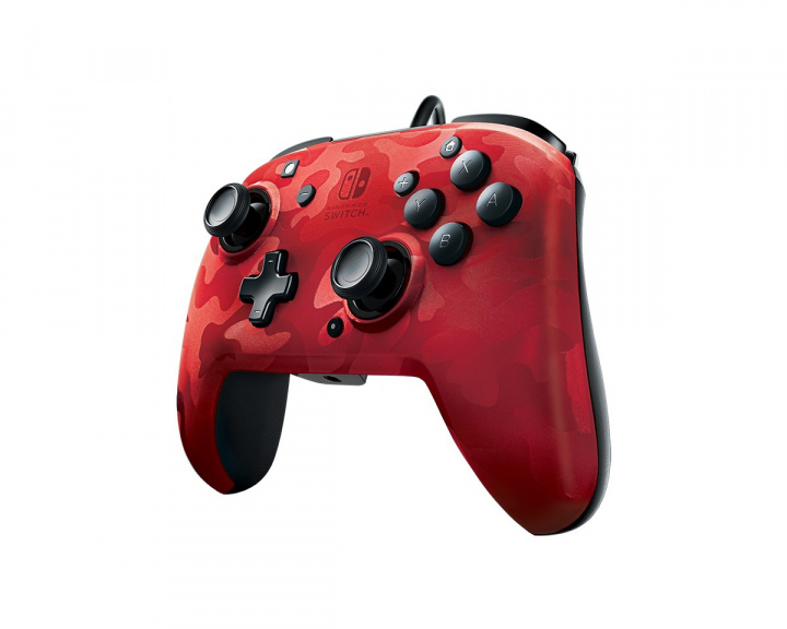PDP Face Off Deluxe+ Audio Nintendo Switch Controller- Red Camo