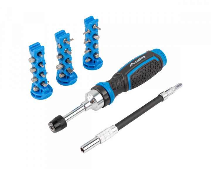 Lanberg Screwdriver with Flexible Extension Rod + 24 Sockets