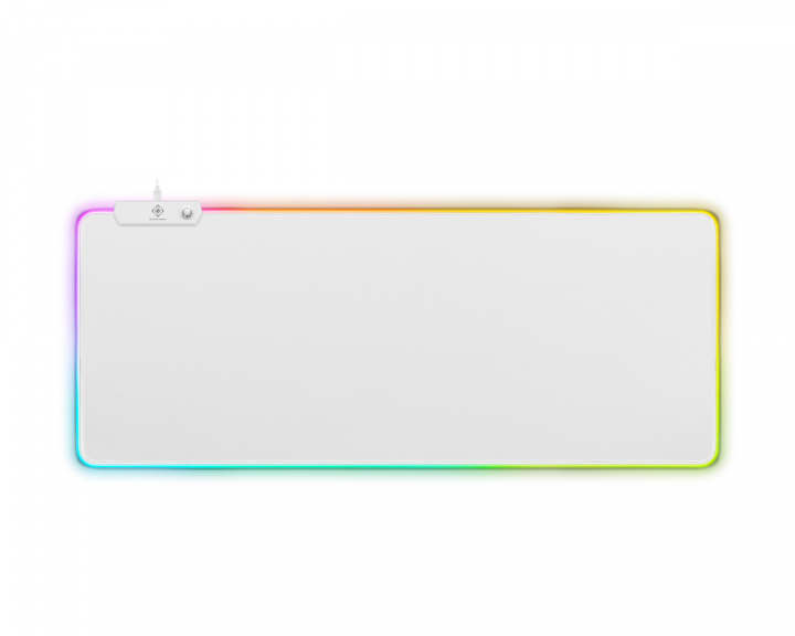 Deltaco Gaming WMP90 RGB Mousepad White Line