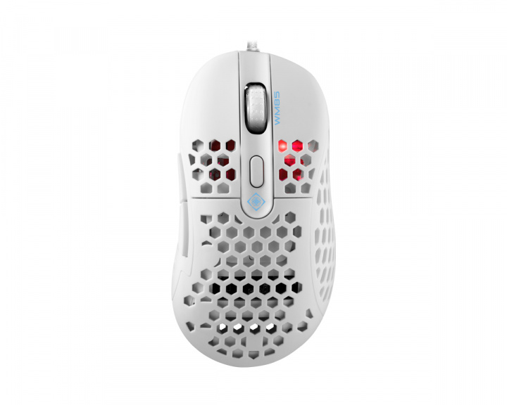 Deltaco Gaming WM85 Ultralight Gaming Mouse White Line