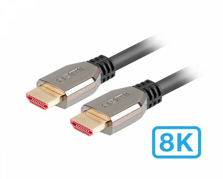 Lanberg Premium HDMI 2.1 Cable 4K/8K UHD (1 Meter)