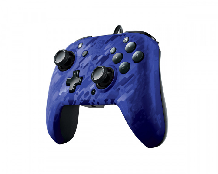 PDP Face Off Deluxe+ Audio Nintendo Switch Controller- Blue Camo