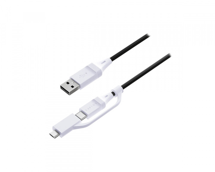 Raptor Charging Cable PS4/PS5 USB-A - USB-C/Micro USB