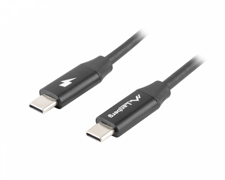 Lanberg USB-C (Male) to USB-C (Male) Kabel Quick Charge 4.0 - 0.5 Meter