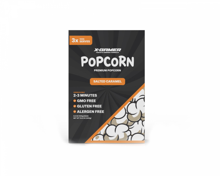 X-Gamer X-Corn 3x100g Salted Caramel Popcorn