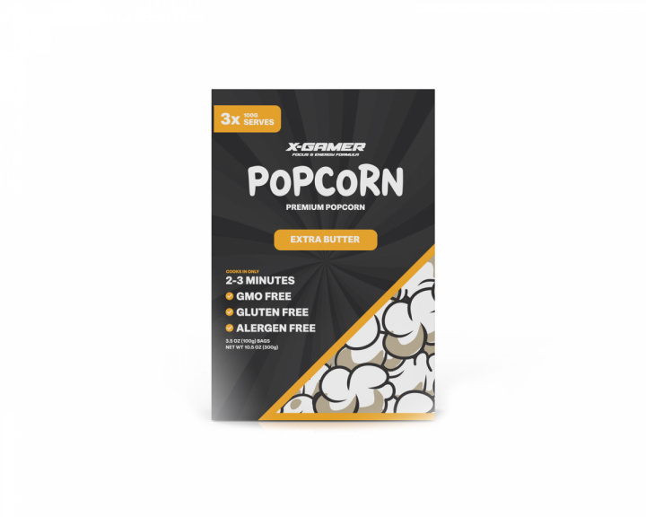 X-Gamer X-Corn 3x100g Extra Butter