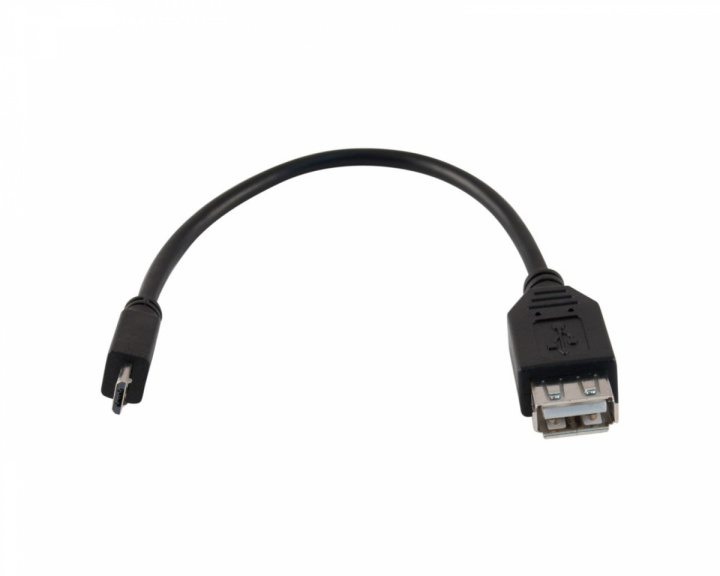 Lanberg Micro-USB Male to USB-A Female Adapter 0.15M
