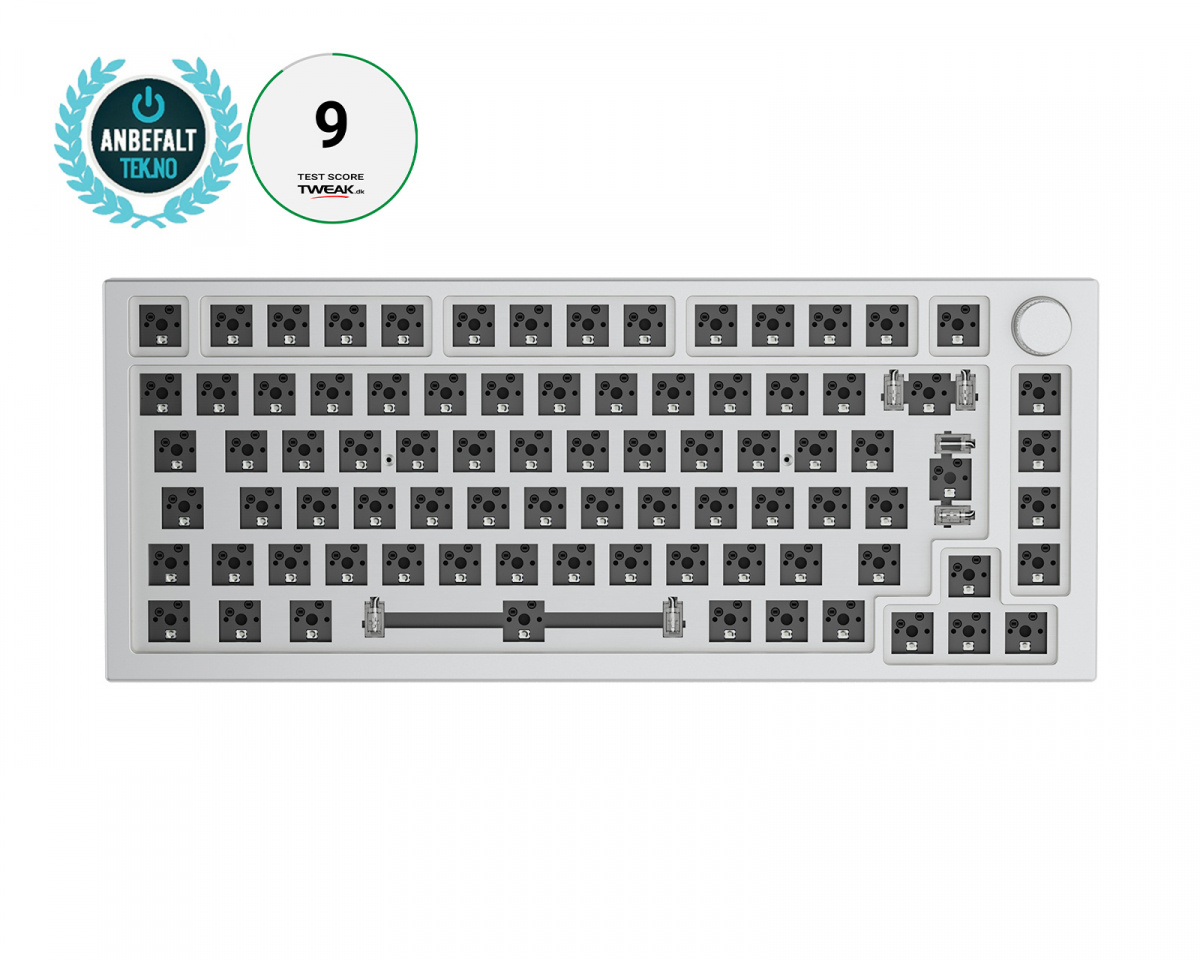 Glorious GMMK Pro 75% Barebone ISO White Ice - MaxGaming.com Glorious GMMK Pro 75% Barebone ISO White Ice - MaxGaming.com