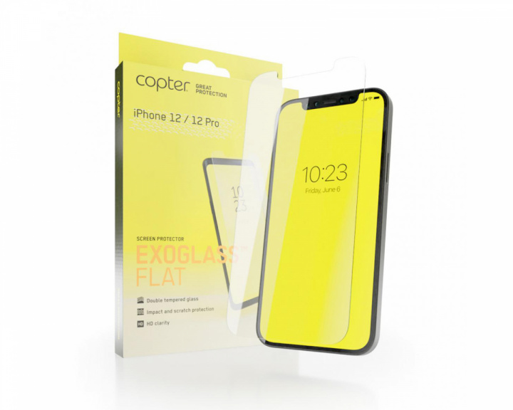 Copter Exoglass Screen Protector for iPhone 12 Pro & iPhone 12 6.1
