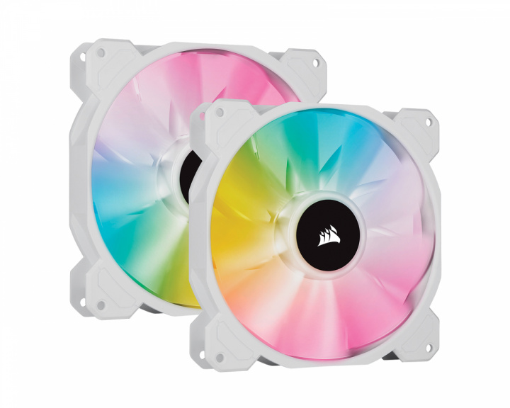 Corsair iCUE SP140 RGB ELITE 140mm White Fan 2-pack