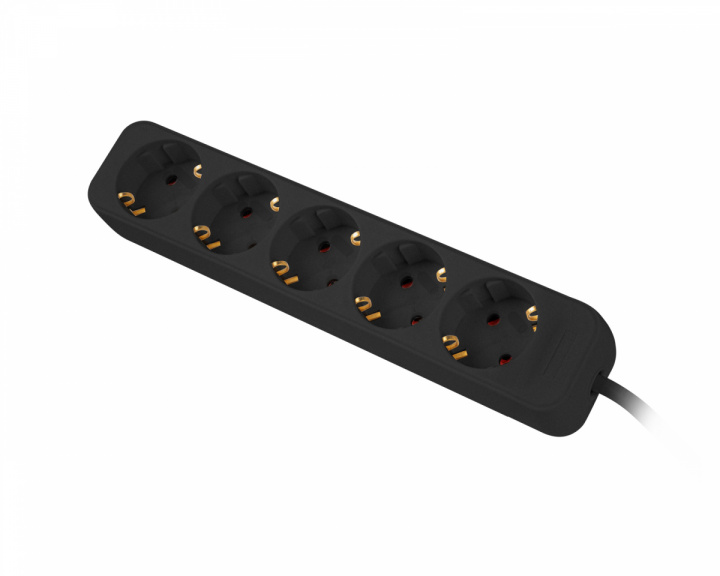 Lanberg Power Strip 5-sockets 1.5 Meter  - Black