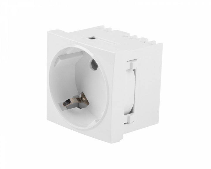 Lanberg AC Power Socket - White